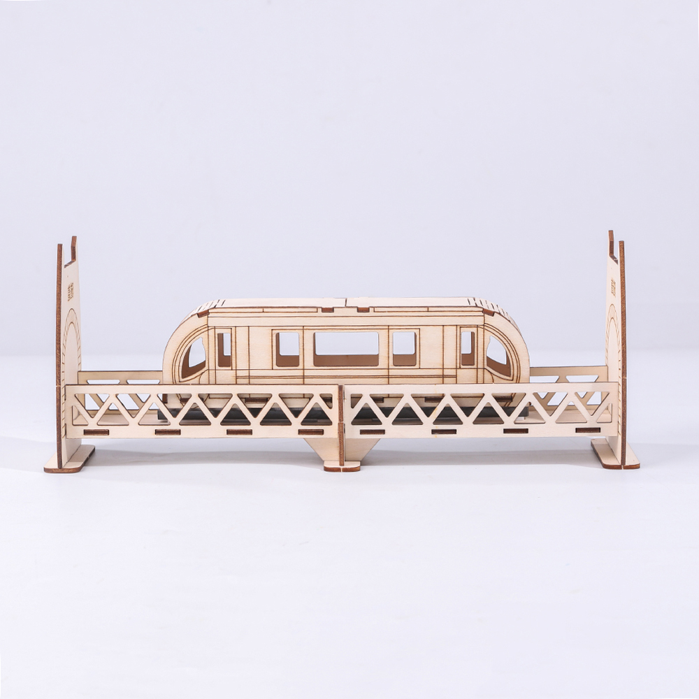 DIY Wooden Maglev Train Model  - Model Kit Locomotive ulasan dan harga