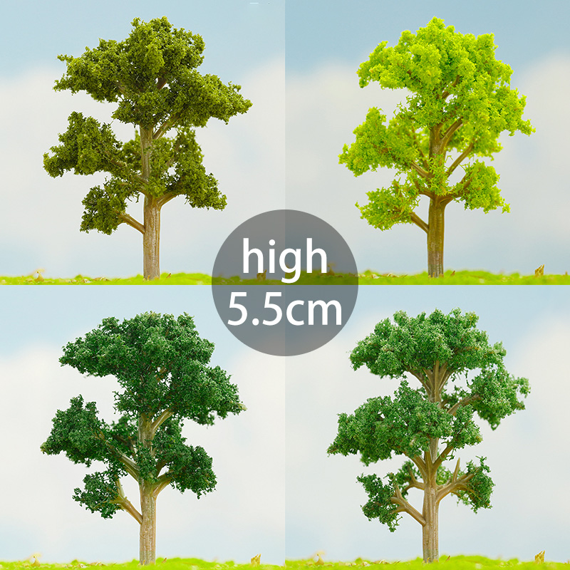 10pcs 5.5CM Trees Model Train  - Model Kit Locomotive ulasan dan harga