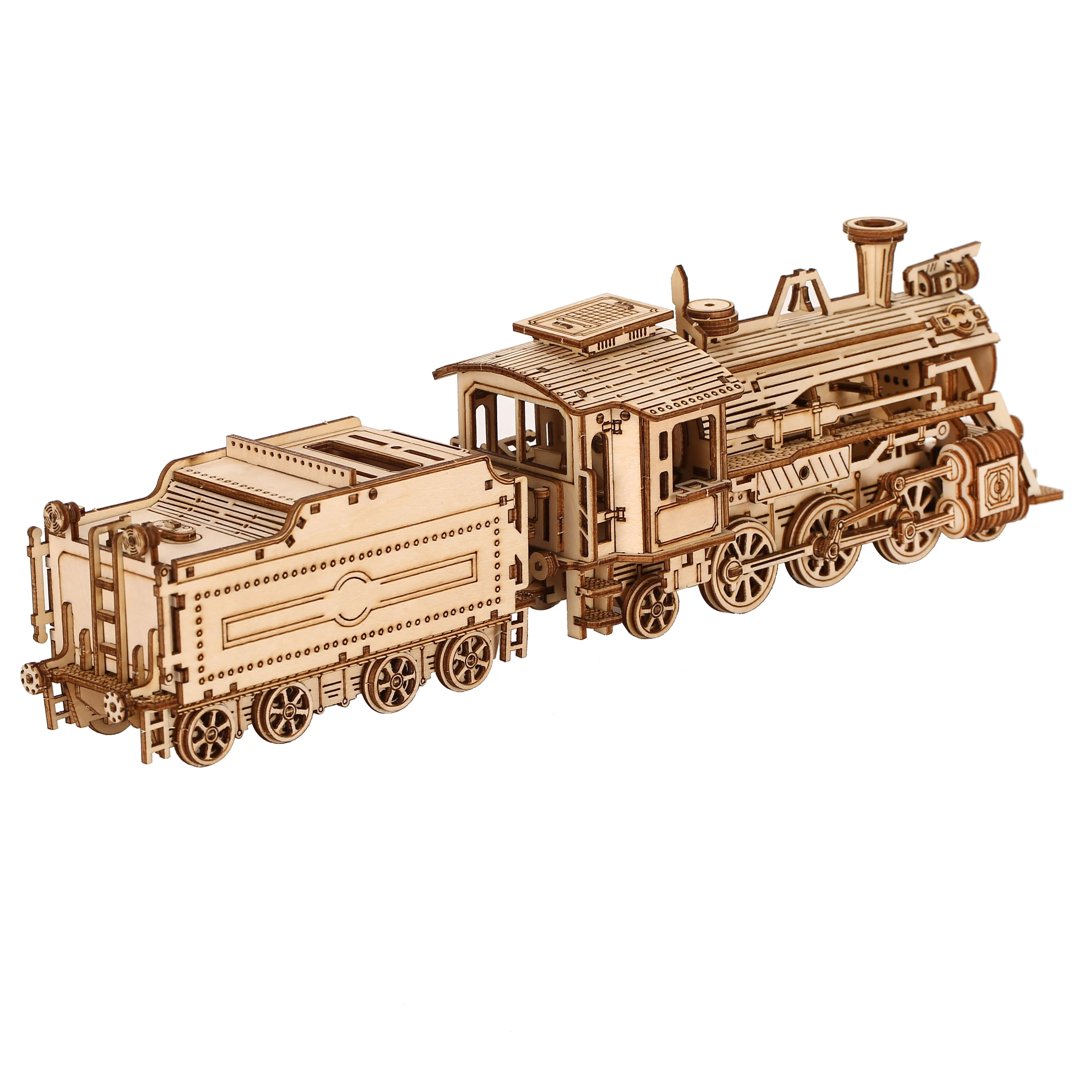 Locomotive 3D Wooden Puzzle Sc - Model Kit Locomotive ulasan dan harga