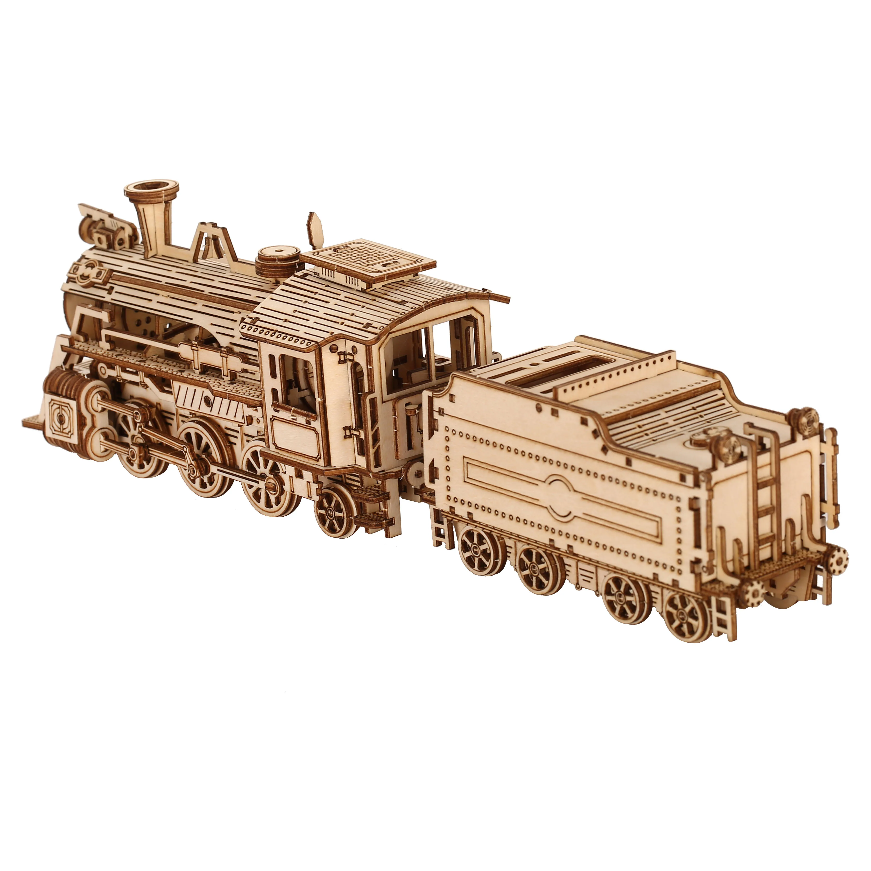 Locomotive 3D Wooden Puzzle Sc - Model Kit Locomotive ulasan dan harga