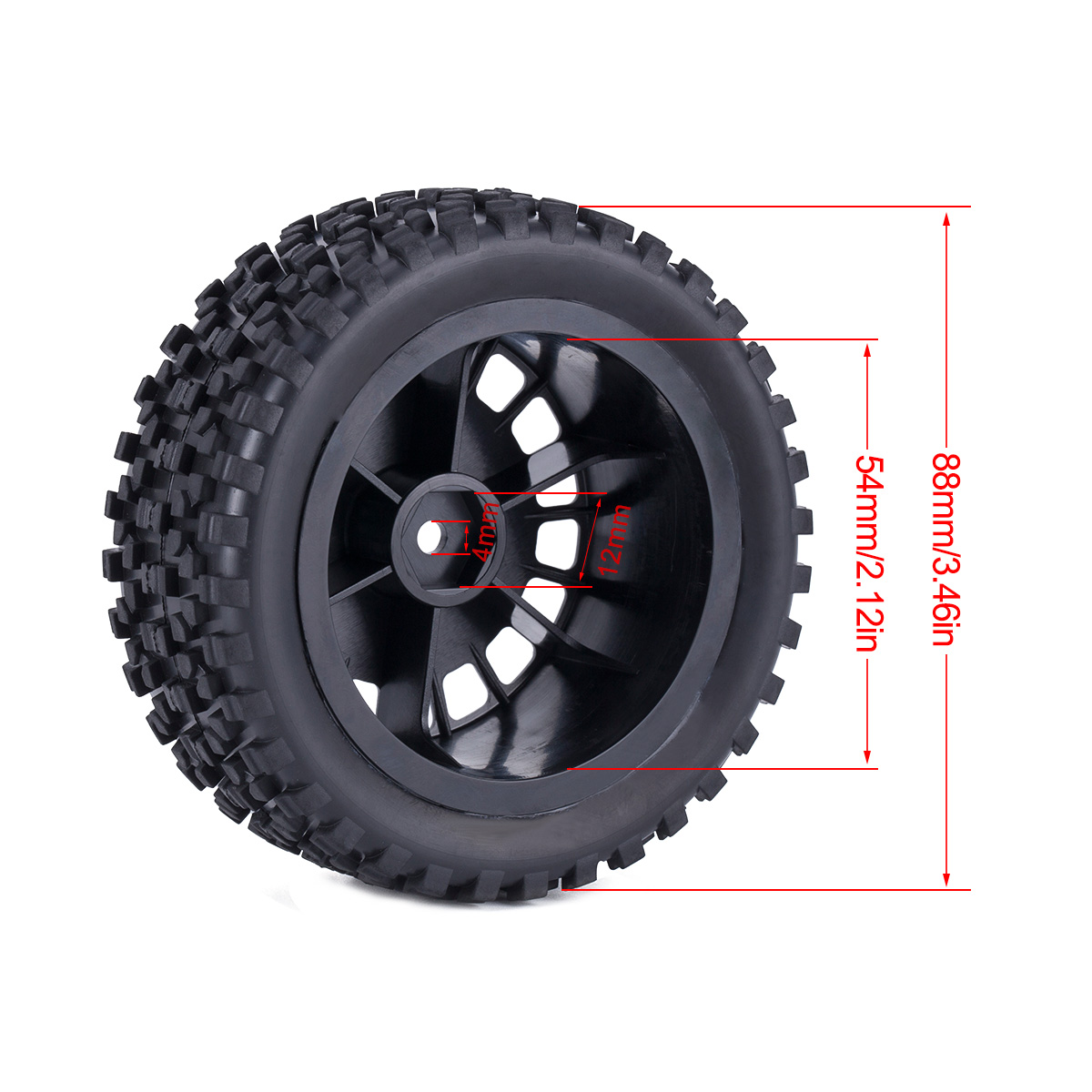 Rc Rally Tires for 1/10 Wltoys - Model Kit Glue ulasan dan harga