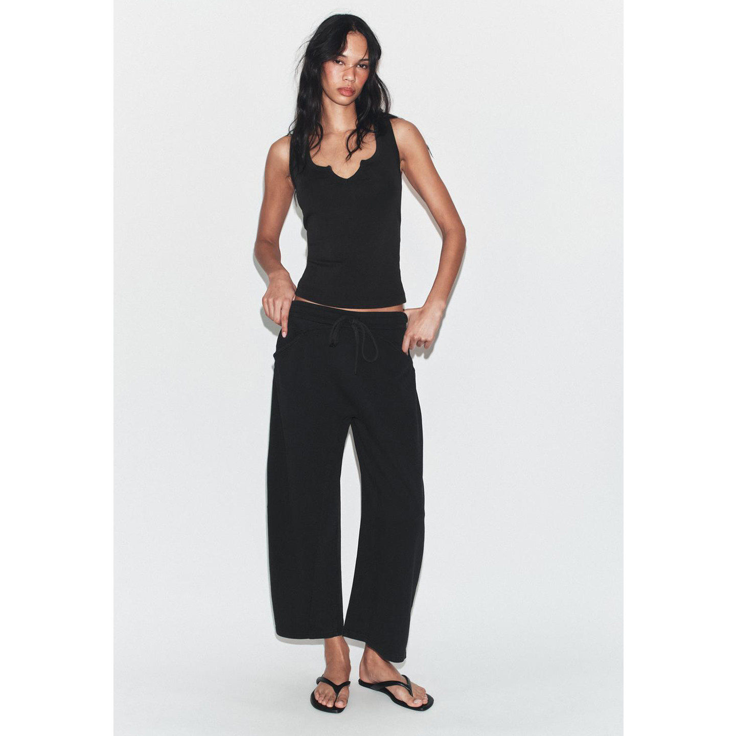 Washed Effect round Neck Sleev - Wash Effect Set ulasan dan harga