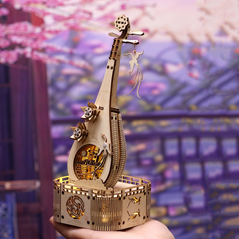 DIY 3D Wooden Puzzle Miniature - Model Kit Glue ulasan dan harga