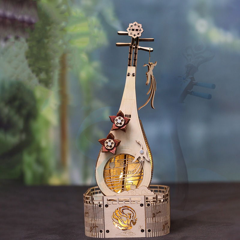 DIY 3D Wooden Puzzle Miniature - Model Kit Glue ulasan dan harga