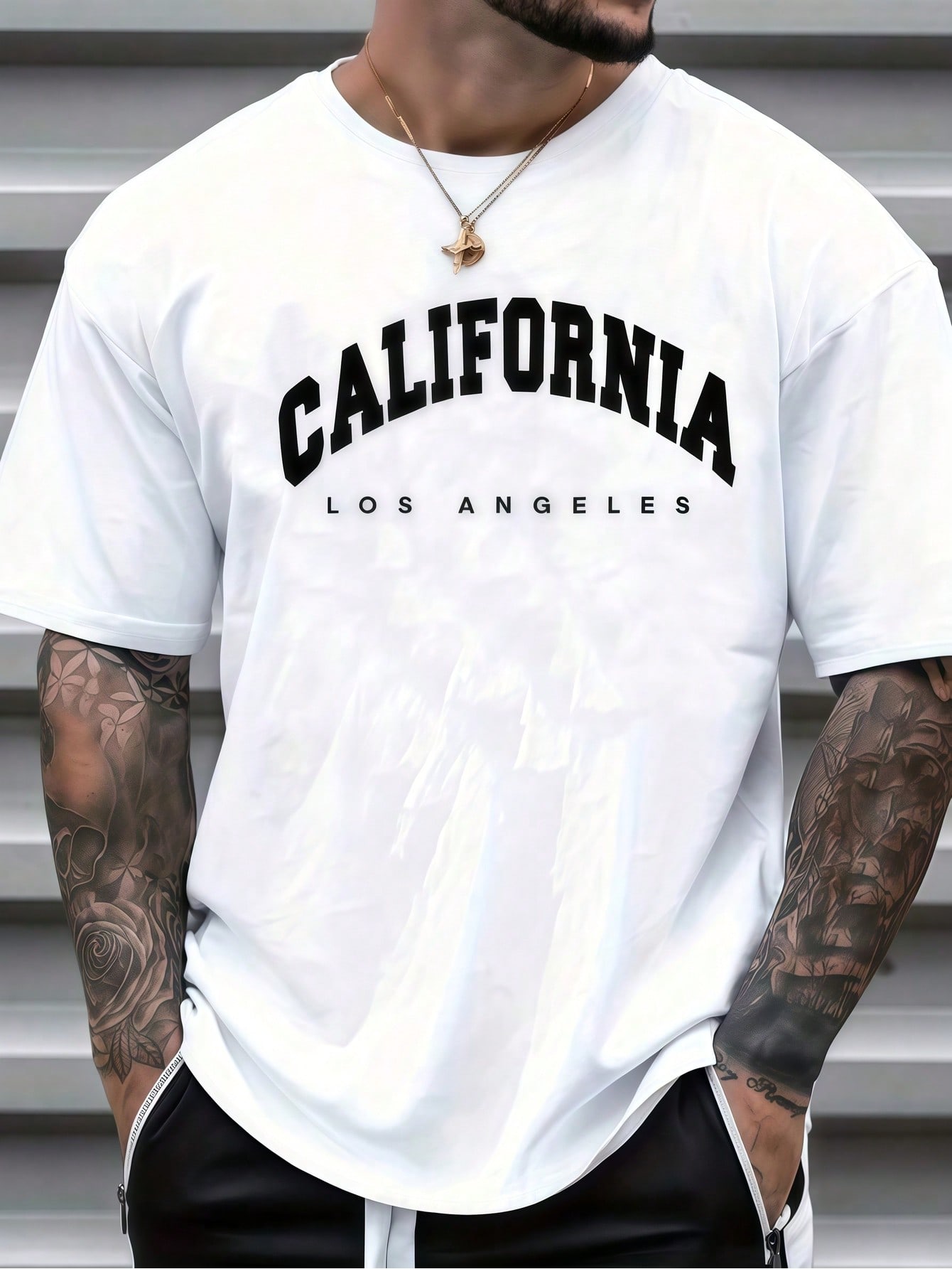 1pc Mens Clothes California Lo - Wash Effect Set ulasan dan harga