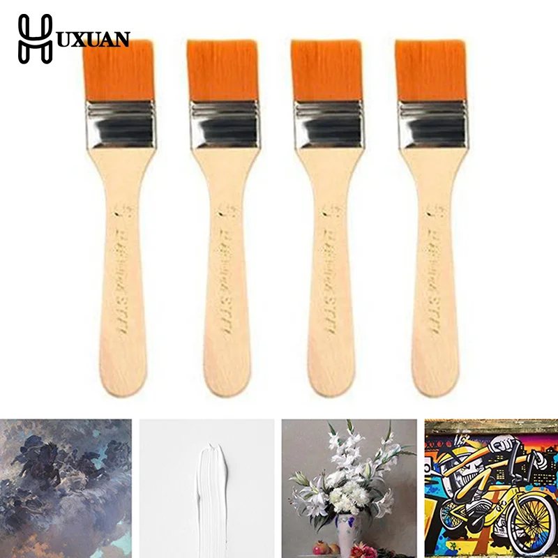4Pcs/Set Hair Painting Brush A - Model Kit Acrylic Paint ulasan dan harga