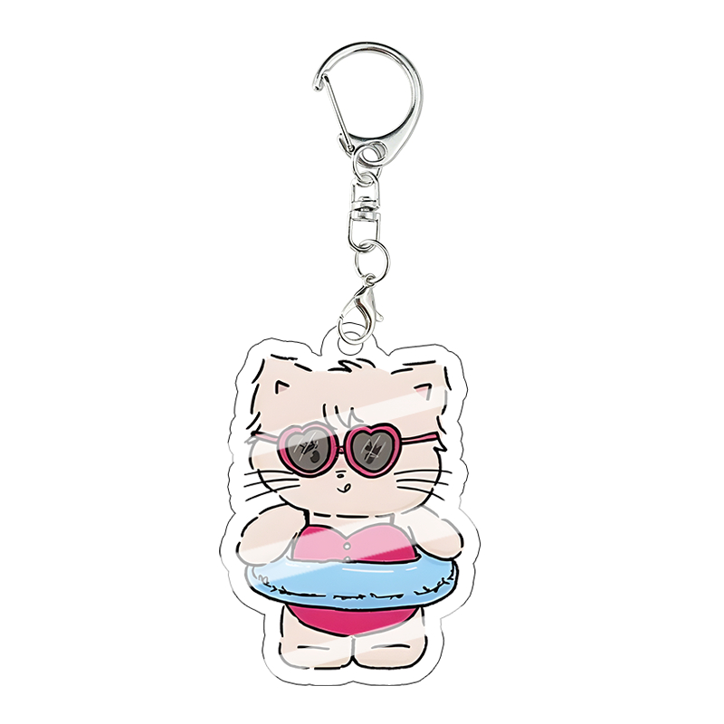 Mikko Kawaii Acrylic Keychain  - Model Kit Girls ulasan dan harga
