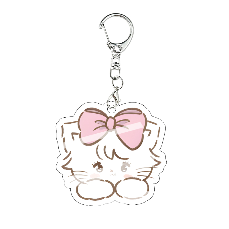 Mikko Kawaii Acrylic Keychain  - Model Kit Girls ulasan dan harga