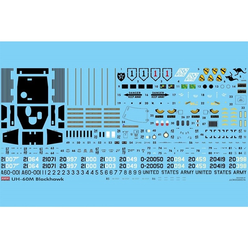 Academy Hobby 12135 1/35 UH-60 - Model Kit Academy ulasan dan harga
