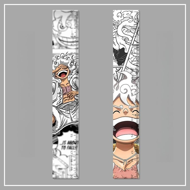 One Piece Luffy Acrylic Ruler  - Model Kit Luffy ulasan dan harga
