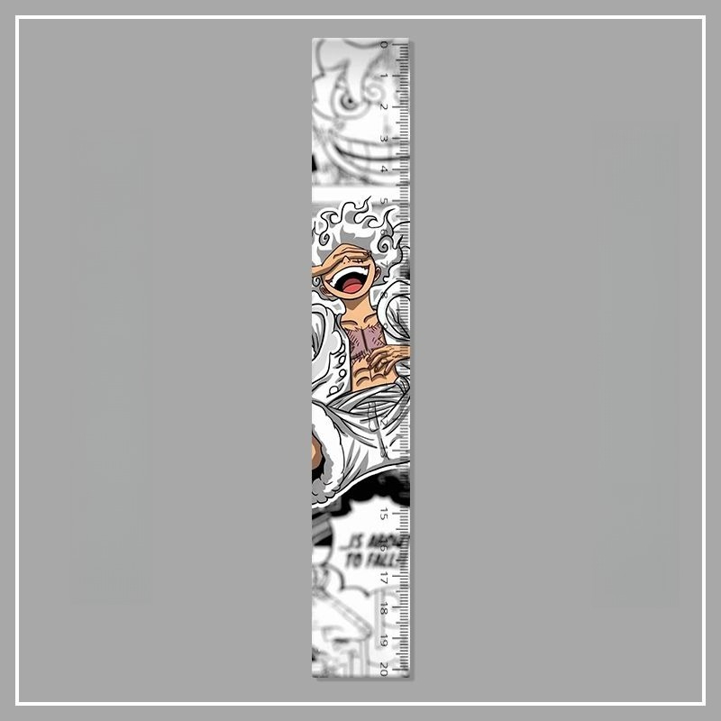 One Piece Luffy Acrylic Ruler  - Model Kit Luffy ulasan dan harga