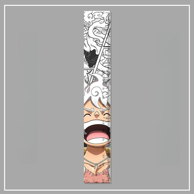 One Piece Luffy Acrylic Ruler  - Model Kit Luffy ulasan dan harga