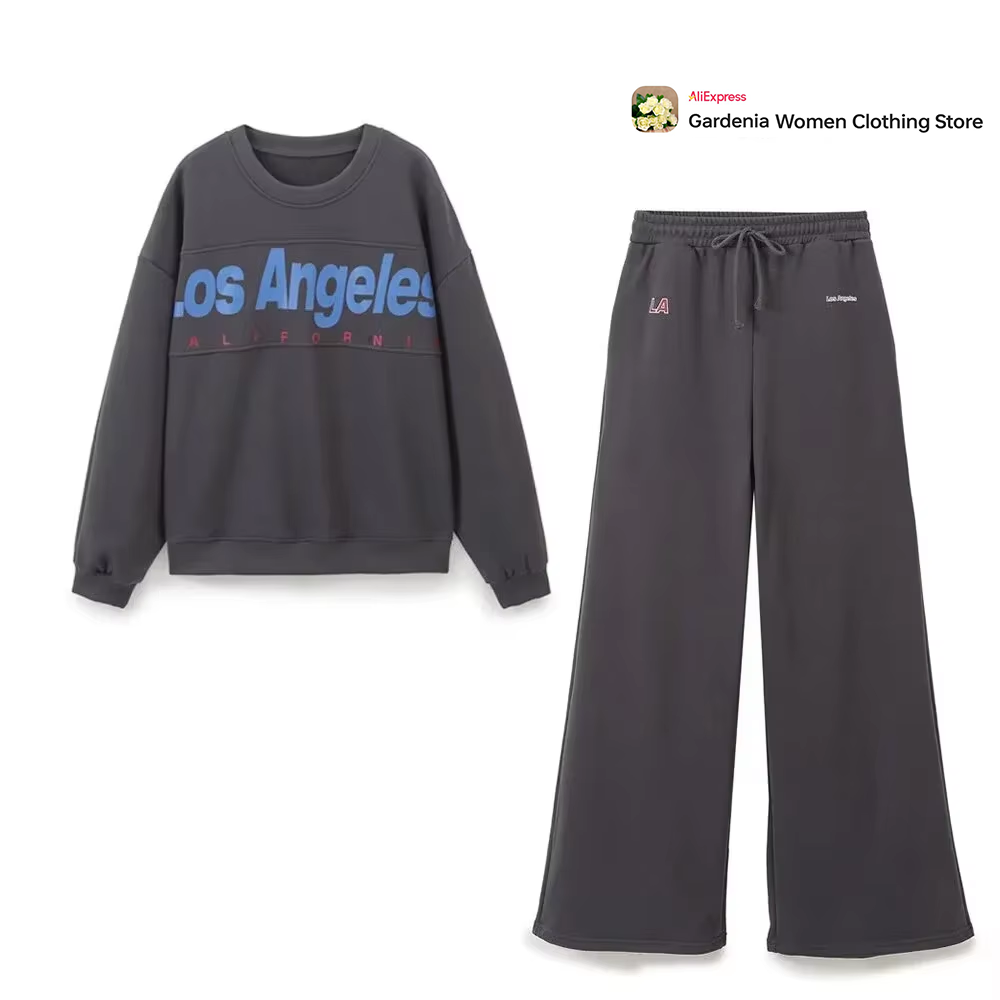 Women Dark Gray Sports Suit Jo - Wash Effect Set ulasan dan harga
