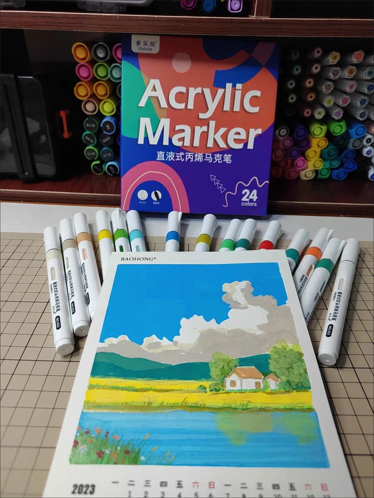 DOLOHA Doloha Acrylic Marker P - Model Kit Horse ulasan dan harga